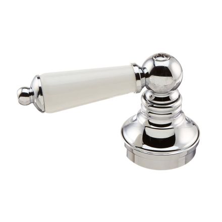 Thrifco Plumbing 9400017 Universal Porcelain Lever Handle (COLD) with Chrome Base, Price Pfister