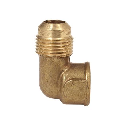 Thrifco 9450002 #50 1/4 Inch x 1/8 Inch Brass Flare FIP Elbow
