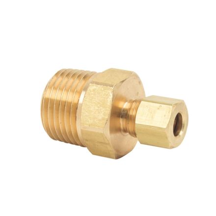 Thrifco 9468007 #68 1/4 Inch x 1/2 Inch Lead-Free Brass Compression MIP Adapter