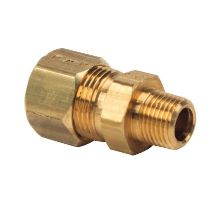 Thrifco 9468012 #68 3/8 Inch x 1/8 Inch Lead-Free Brass Compression MIP Adapter